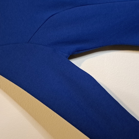 NWT NY & Co cobalt blue zipper pocket dress - Picture 5 of 9